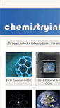 Mobile Screenshot of chemistryinfo.co.uk